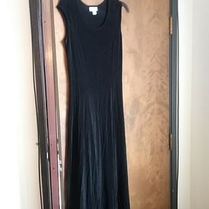 Black Slinky dress Coldwater Creek